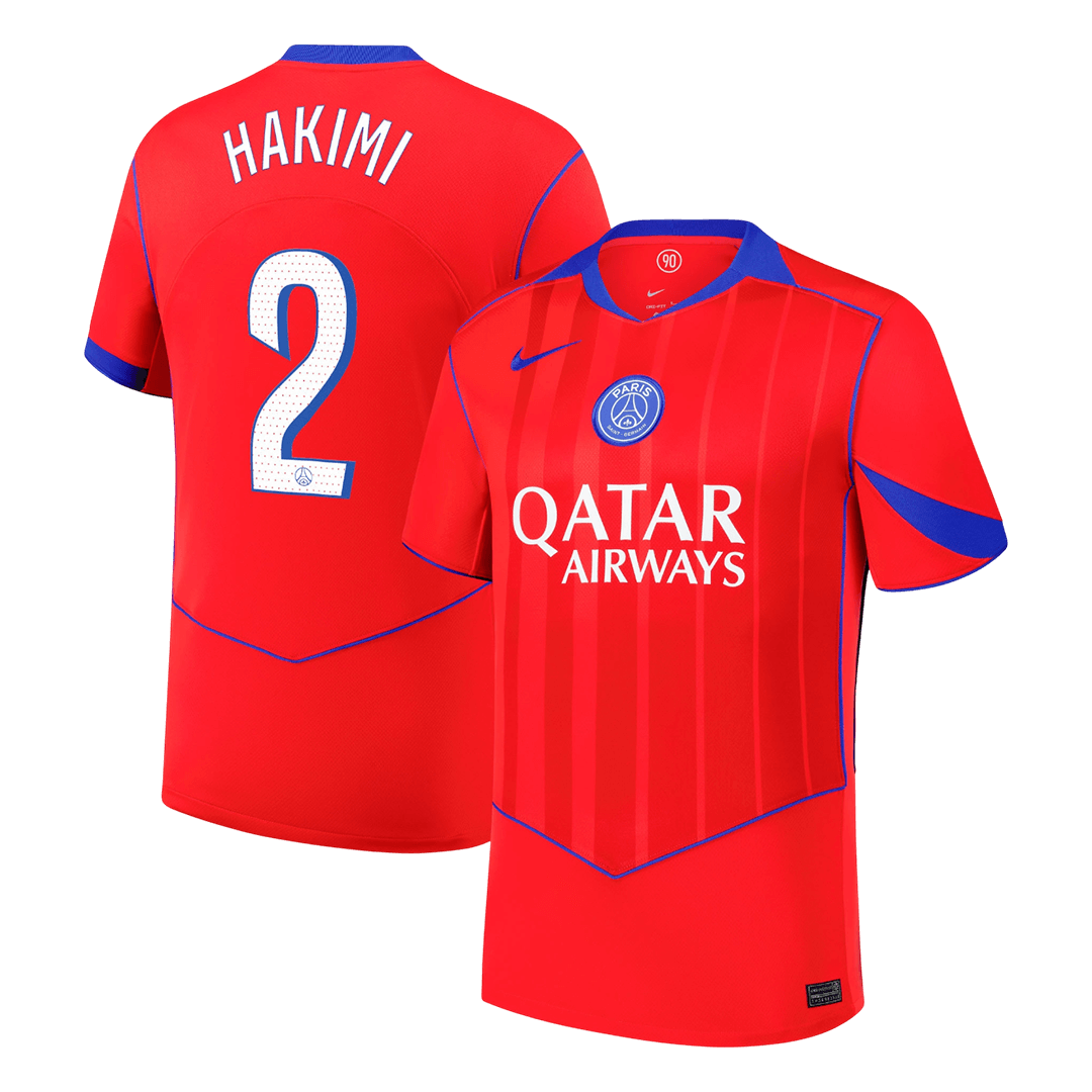 Camiseta Hakimi #2 PSG 2025/26 Tercera Equipación - Versión Hincha