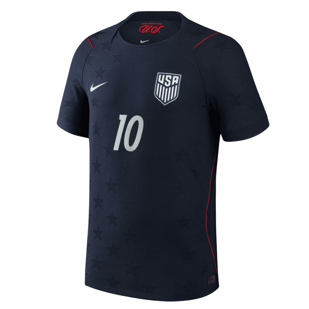 Camiseta Auténtica Pulisic #10 Estados Unidos 2026 Segunda Equipación Copa del Mundo - Versión Jugador