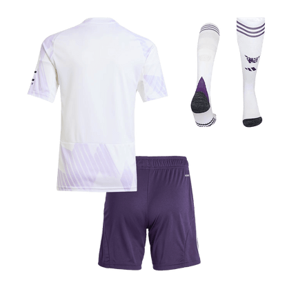 Conjunto Infantil Completo Manchester United 2025/26 Segunda Equipación Kids