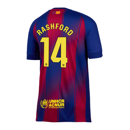 Camiseta RASHFORD #14 Barcelona 2025/26 Primera Equipación Hombre - Versión Hincha