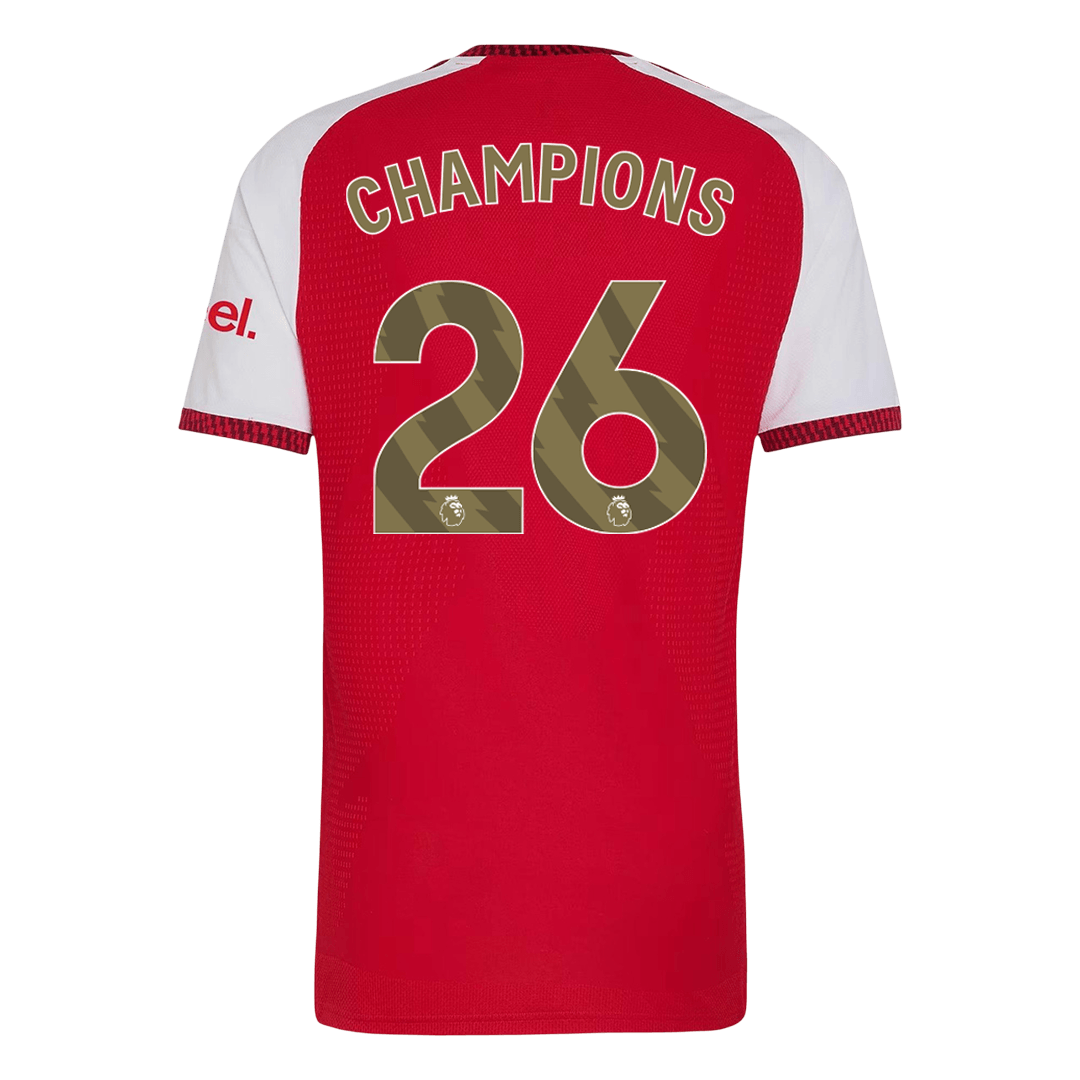 Camiseta Auténtica Champions #26 Arsenal 2026/27 Primera Equipación - Versión Jugador - Vista 2