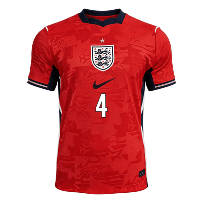 Camiseta Rice #4 Inglaterra 2026 Segunda Equipación Copa del Mundo - Versión Hincha - Vista 6