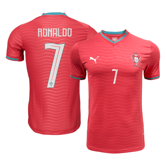 Camiseta Auténtica RONALDO #7 Portugal 2026 Primera Equipación Copa del Mundo -Versión Jugador