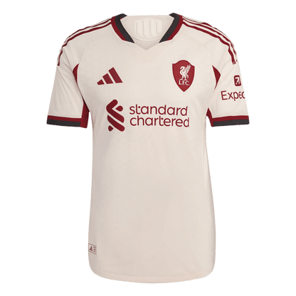 Camiseta Auténtica GAKPO #18 Liverpool 2025/26 Segunda Equipación -Versión Jugador