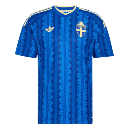 Camiseta Auténtica Sweden 2026 Segunda Equipación Copa del Mundo -Versión Jugador