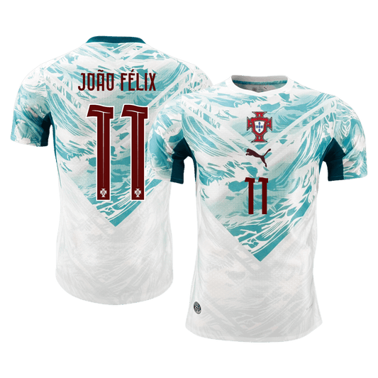 Camiseta Auténtica João Félix #11 Portugal 2026 Segunda Equipación Copa del Mundo - Versión Jugador