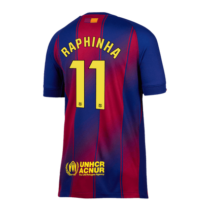Camiseta RAPHINHA #11 Barcelona 2025/26 Primera Equipación-Versión Hincha