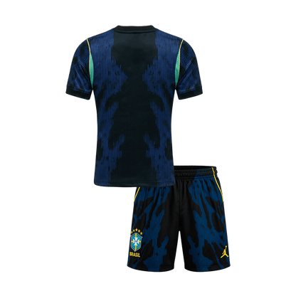 Conjunto Infantil Brasil 2026 Segunda Equipación Copa del Mundo