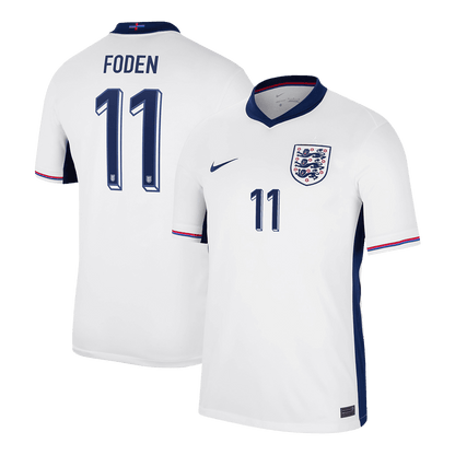 Camiseta FODEN #11 Inglaterra Euro 2024 Primera Equipación Local Hombre-Versión Hincha