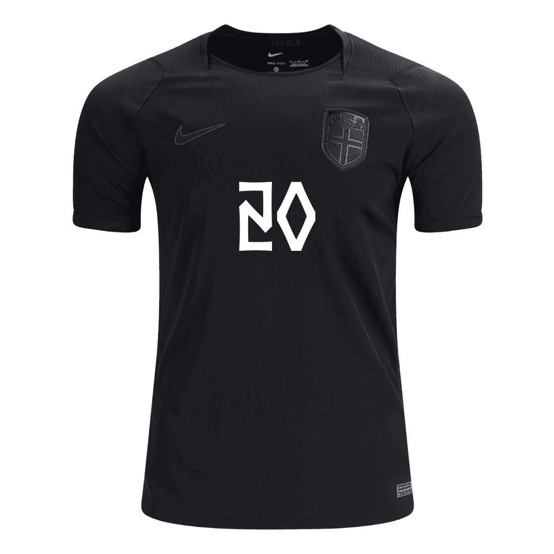 Camiseta Nusa #20 Noruega 2026 Segunda Equipación Copa del Mundo - Versión Hincha