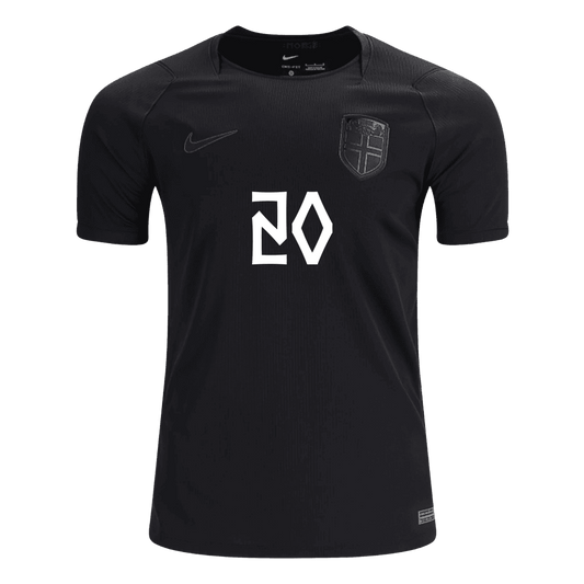 Camiseta Nusa #20 Noruega 2026 Segunda Equipación Copa del Mundo - Versión Hincha
