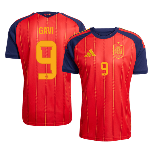 Camiseta Gavi #9 España 2026 Primera Equipación Copa del Mundo - Versión Hincha (Calidad Premium)