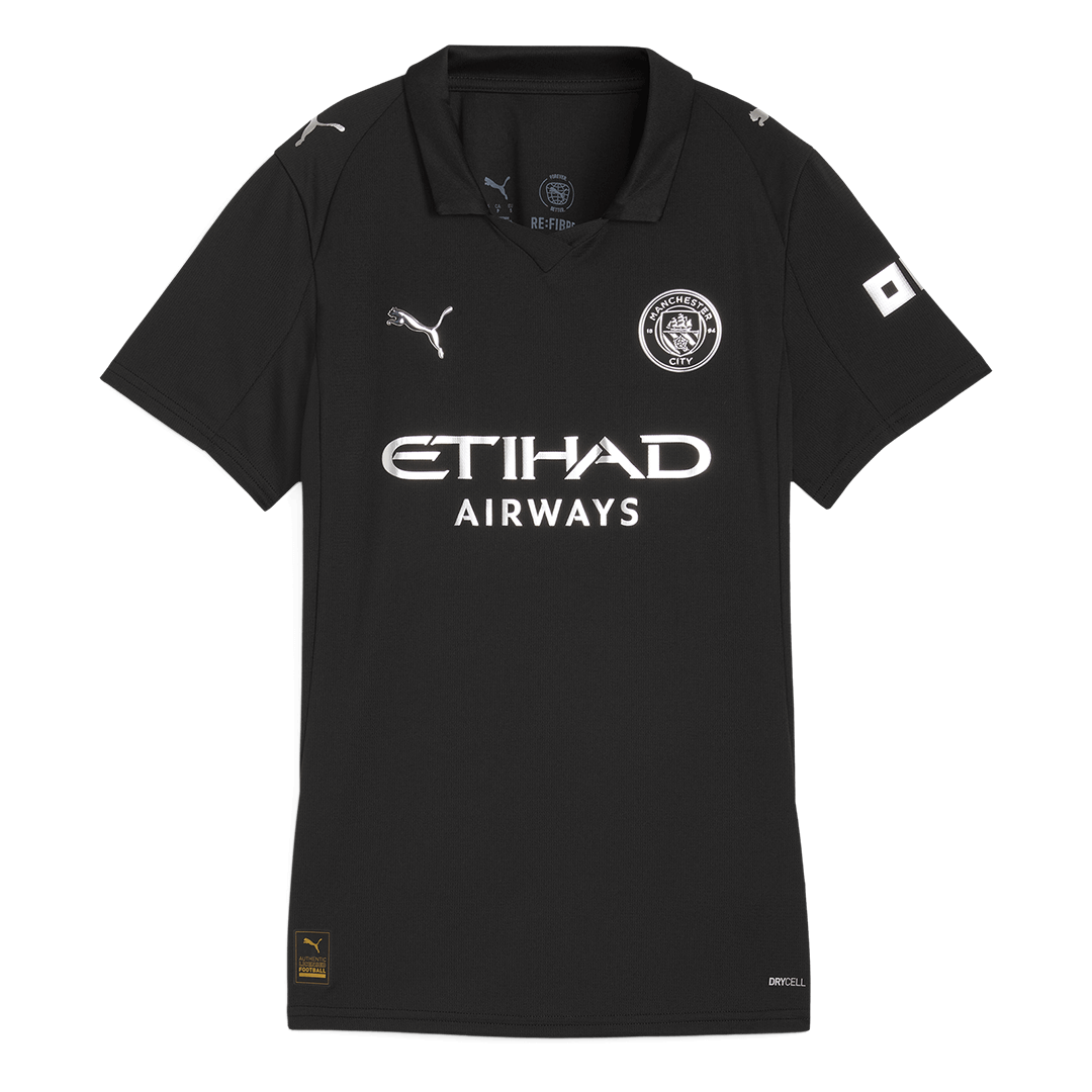 Camiseta Mujer Manchester City 2025/26 Segunda Equipación