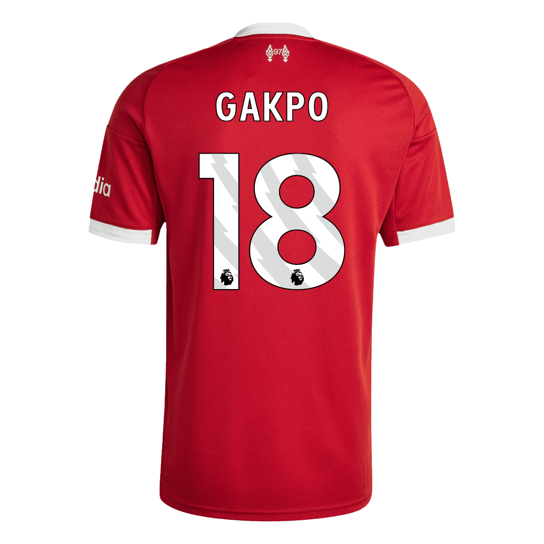 Camiseta GAKPO #18 Liverpool 2025/26 Primera Equipación - Versión Hincha