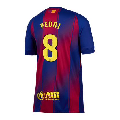 Camiseta PEDRI #8 Barcelona 2025/26 Primera Equipación-Versión Hincha