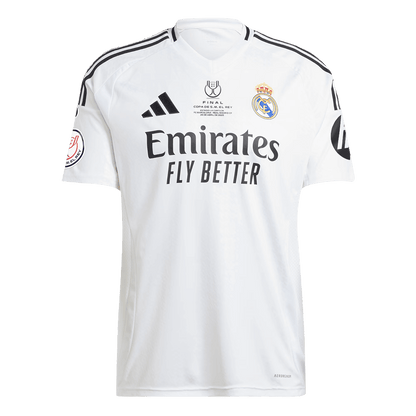 Camiseta Real Madrid Copa del Rey Final 2024/25 Home Local Hombre - Versión Hincha