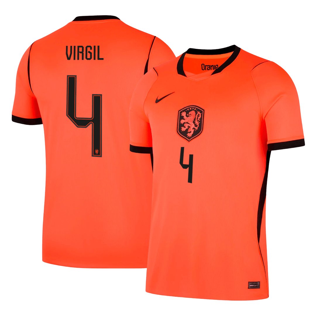 Camiseta VIRGIL #4 Netherlands 2026 Primera Equipación Copa del Mundo - Versión Hincha
