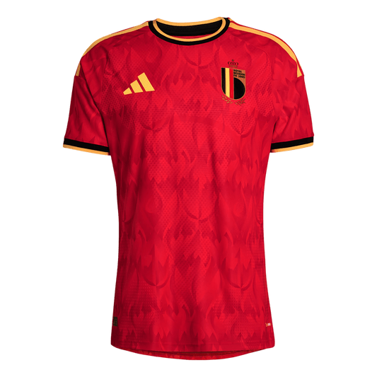 Camiseta Auténtica Bélgica 2026 Primera Equipación Copa del Mundo - Versión Jugador