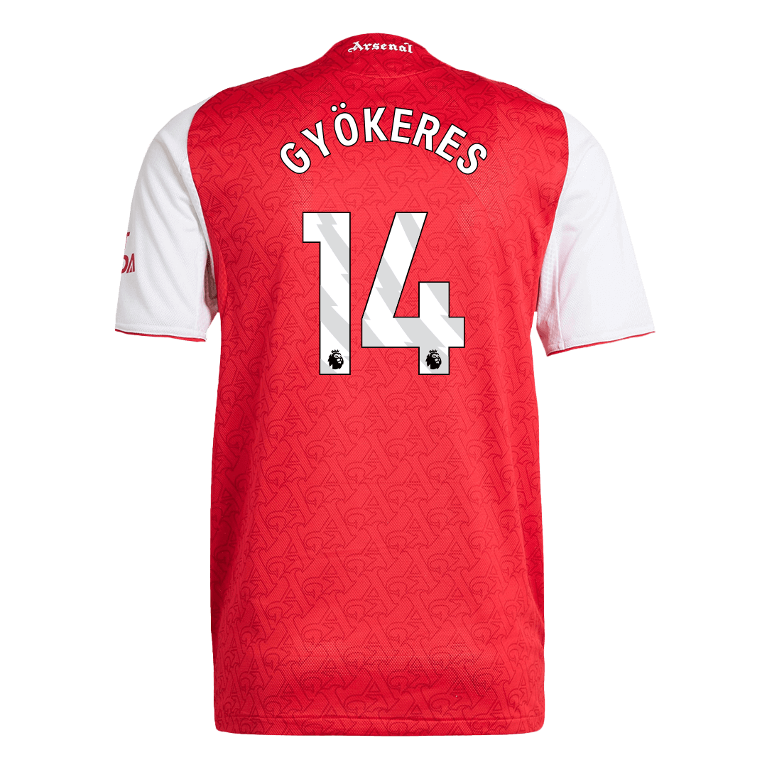 Camiseta Auténtica GYÖKERES #14 Arsenal 2025/26 Primera Equipación-Versión Jugador