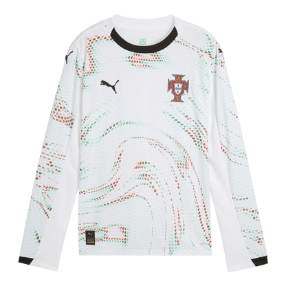 Camiseta Manga Larga Portugal 2025 Segunda Equipación Hombre-Versión Hincha