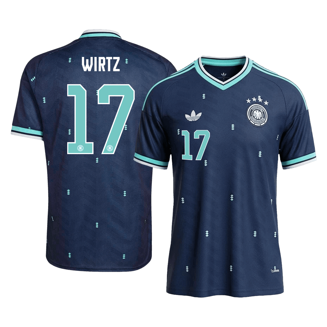 Camiseta Wirtz #17 Alemania 2026 Segunda Equipación Copa del Mundo - Versión Hincha