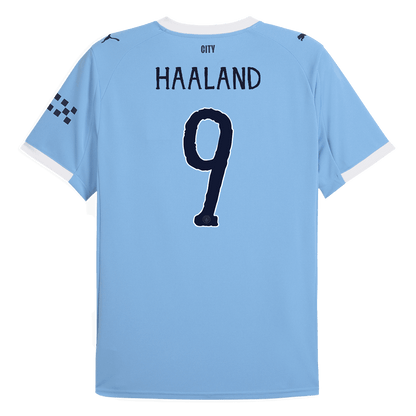 Camiseta HAALAND #9 Manchester City 2025/26 Copa Mundial de Clubes Primera Equipación Hombre - Versión Hincha(Calidad Premium)