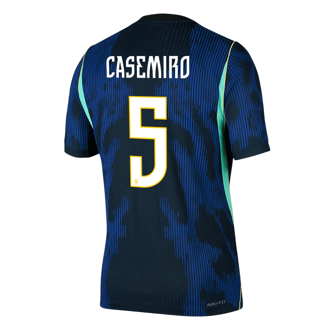 Camiseta Auténtica CASEMIRO #5 Brazil 2026 Segunda Equipación Copa del Mundo -Versión Jugador