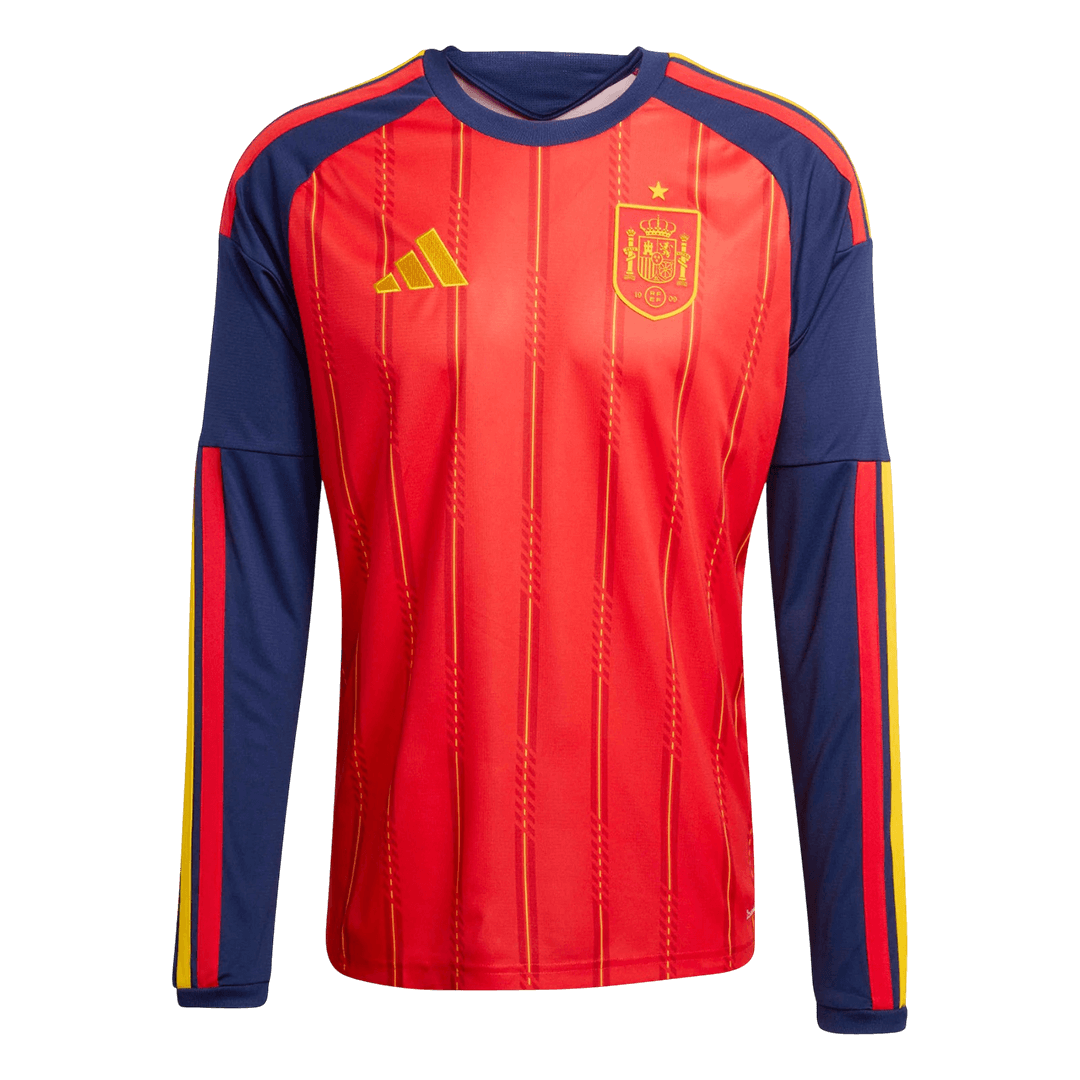 Manga Larga Spain 2026 Primera Equipación Copa del Mundo -Versión Hincha