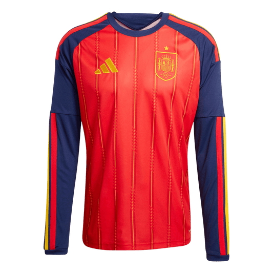 Manga Larga Spain 2026 Primera Equipación Copa del Mundo -Versión Hincha