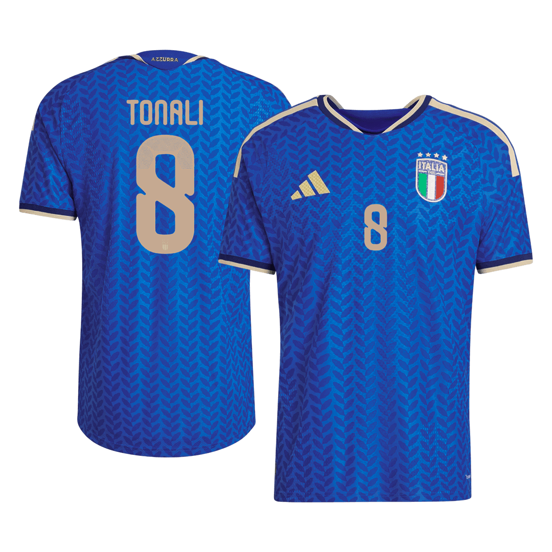 Camiseta Auténtica Tonali #8 Italia 2026 Primera Equipación Copa del Mundo - Versión Jugador