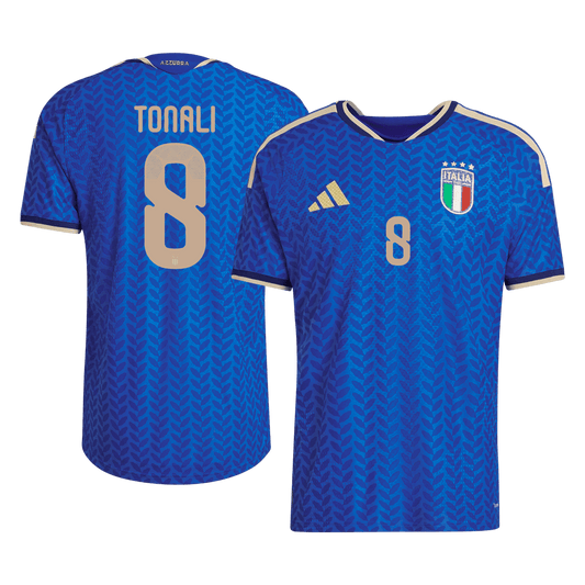 Camiseta Auténtica TONALI #8 Italy 2026 Primera Equipación Copa del Mundo -Versión Jugador