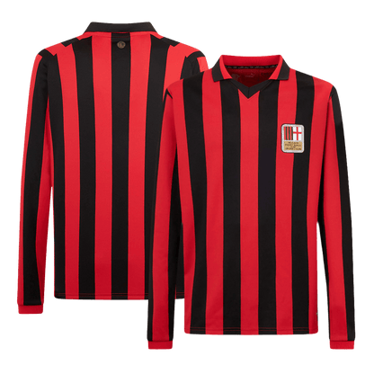 Camiseta AC Milan Aniversario de 125 Años 2024/25 Manga Larga- Versión Hincha