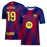 Calidad Premium Camiseta ROONY #19 Barcelona 2025/26 Primera Equipación -Versión Hincha