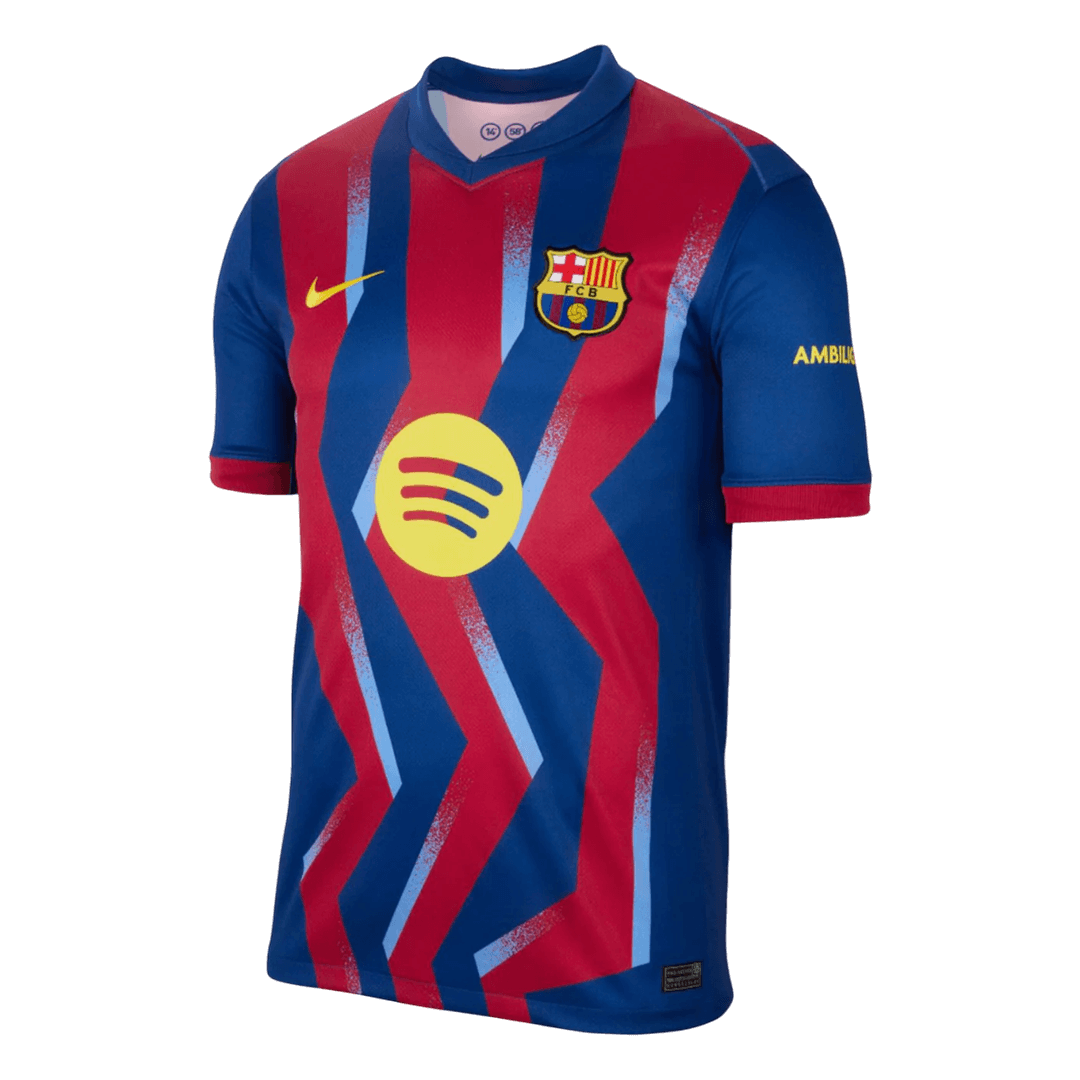 Camiseta Lewandowski #9 Barcelona 2025/26 Cuarta Equipación - Versión Hincha - Vista 2