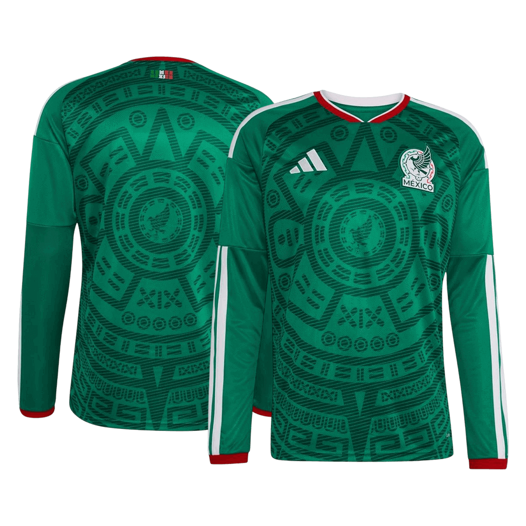 Manga Larga México 2026 Primera Equipación Copa del Mundo - Versión Hincha