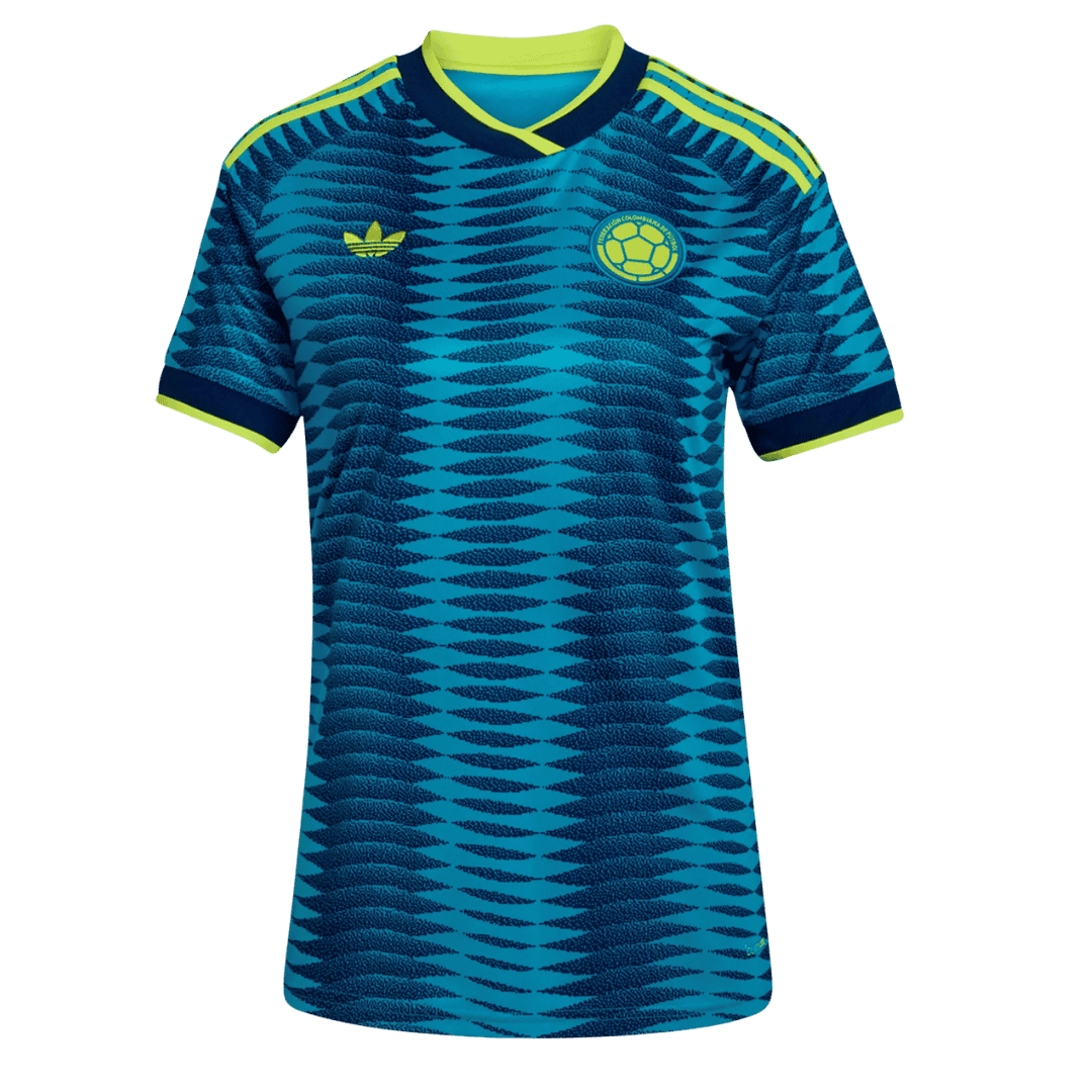 Camiseta Mujer Colombia 2026 Segunda Equipación Copa del Mundo