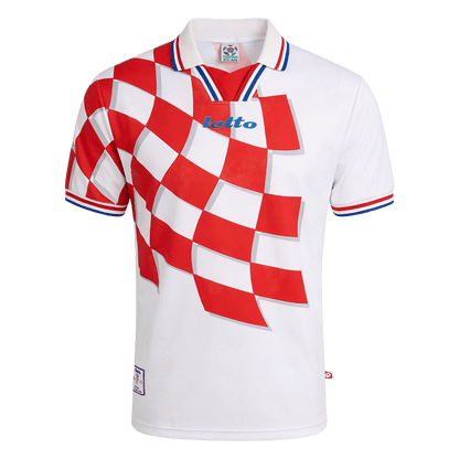 Retro 1998 Croatia Primera Equipación Copa del Mundo