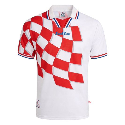 Retro 1998 Croacia Primera Equipación Copa del Mundo