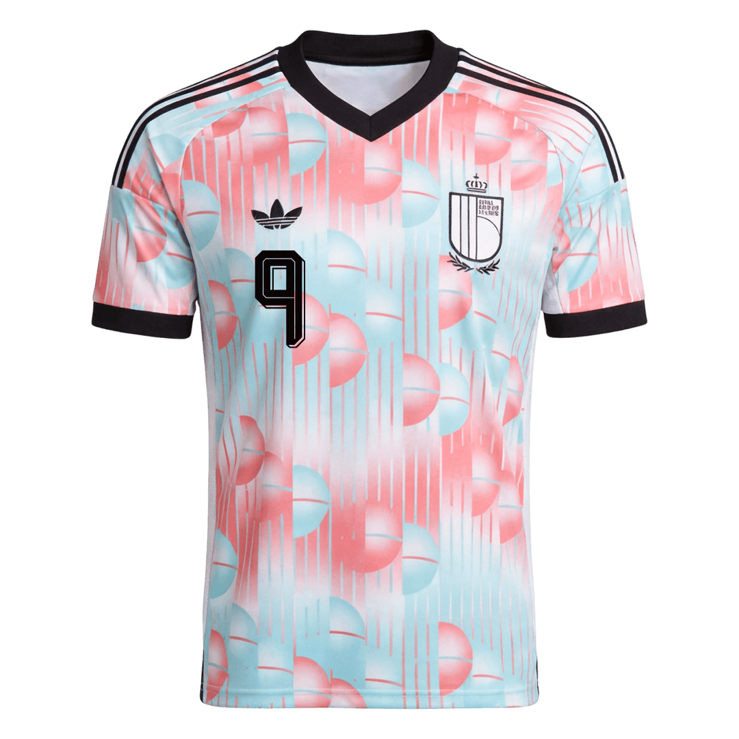 Camiseta LUKAKU #9 Belgium 2026 Segunda Equipación Copa del Mundo - Versión Hincha