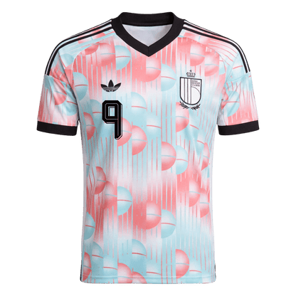 Camiseta LUKAKU #9 Belgium 2026 Segunda Equipación Copa del Mundo - Versión Hincha
