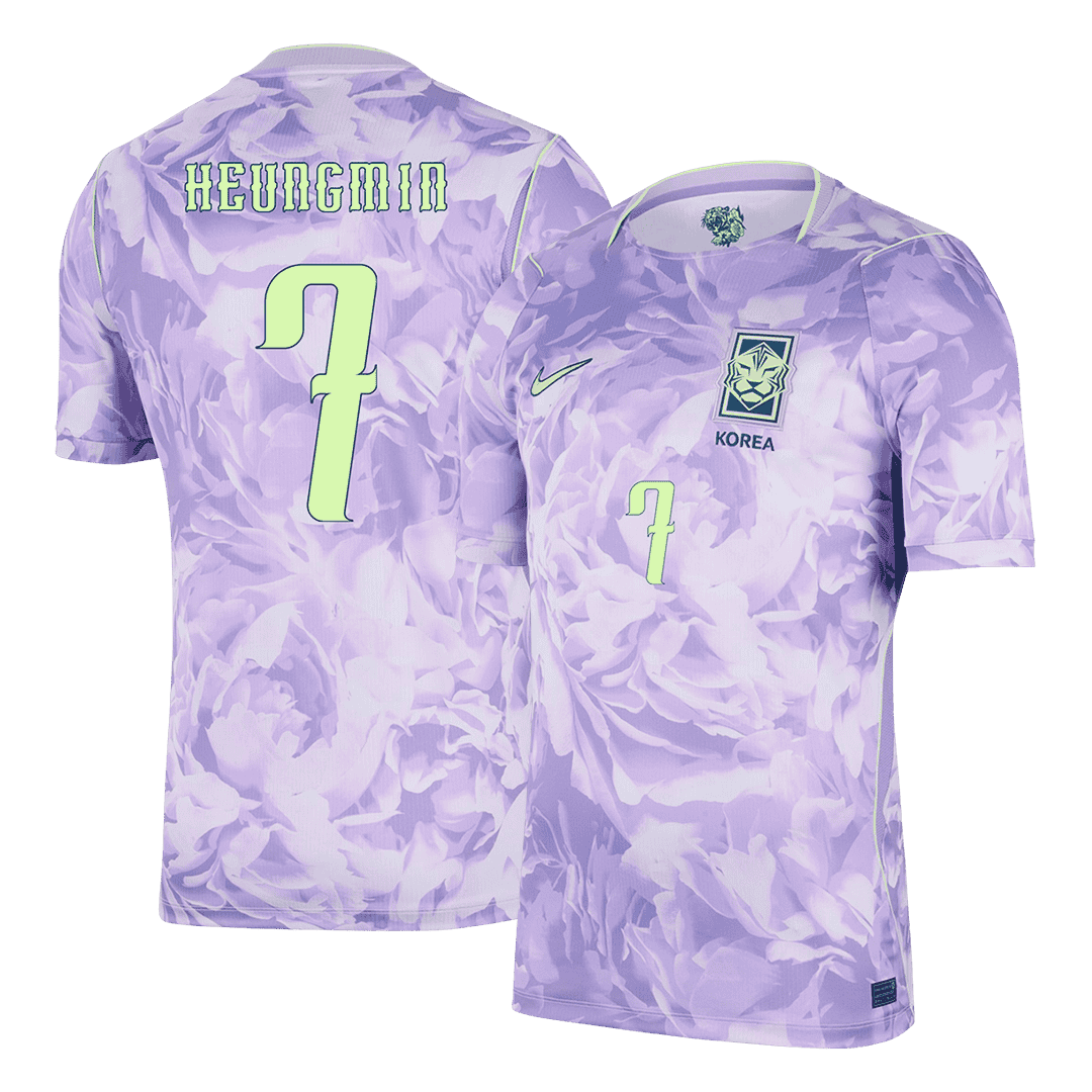 Camiseta HEUNGMIN #7 South Korea 2026 Segunda Equipación Copa del Mundo - Versión Hincha