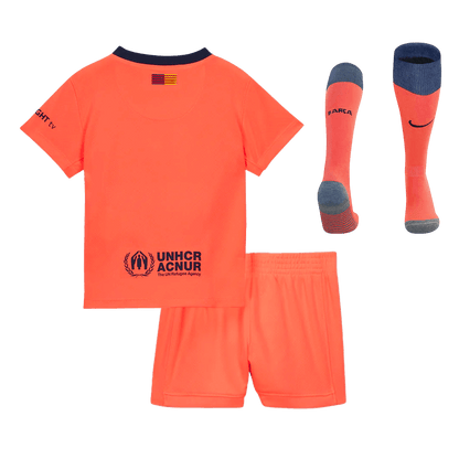 Conjunto Infantil Completo Barcelona 2025/26 Tercera Equipación