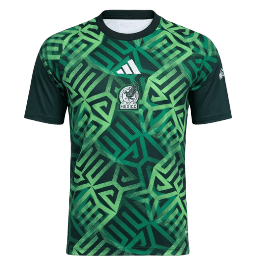 Camiseta México 2026 Pre-Partido Copa del Mundo - Versión Hincha