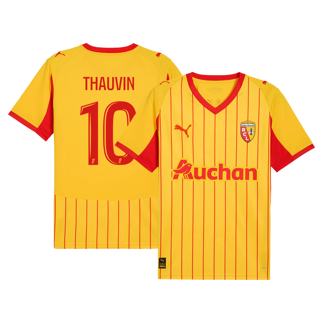 Camiseta THAUVIN #10 RC Lens 2025/26 Primera Equipación - Versión Hincha