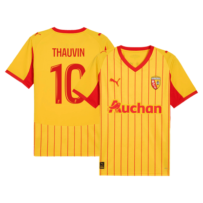 Camiseta THAUVIN #10 RC Lens 2025/26 Primera Equipación - Versión Hincha