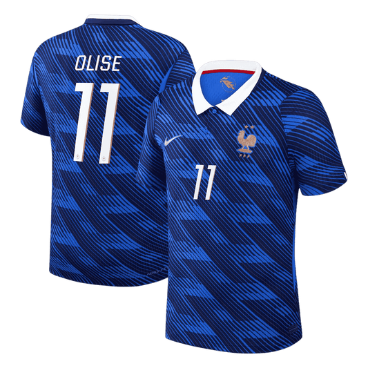 Camiseta Auténtica Olise #11 Francia 2026 Primera Equipación Copa del Mundo - Versión Jugador