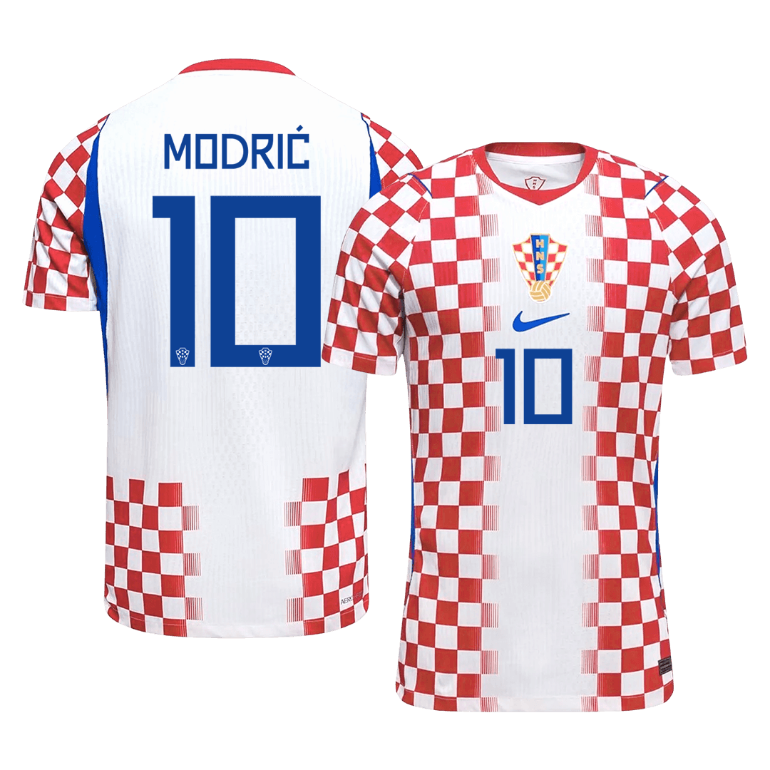 Camiseta Auténtica MODRIĆ #10 Croatia 2026 Primera Equipación Copa del Mundo -Versión Jugador