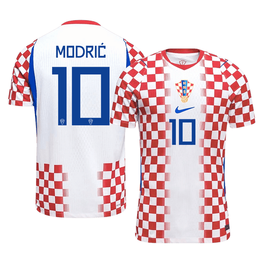 Camiseta Auténtica Modrić #10 Croacia 2026 Primera Equipación Copa del Mundo - Versión Jugador