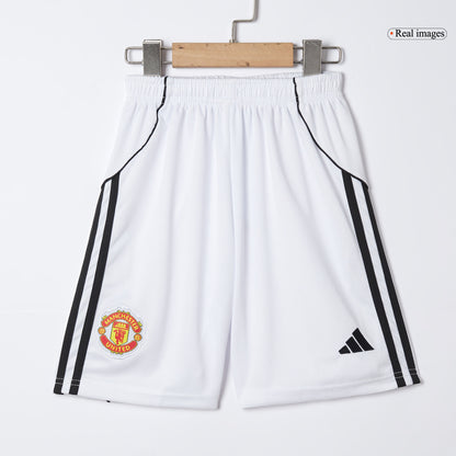Conjunto Infantil Completo Manchester United 2025/26 Primera Equipación Kids