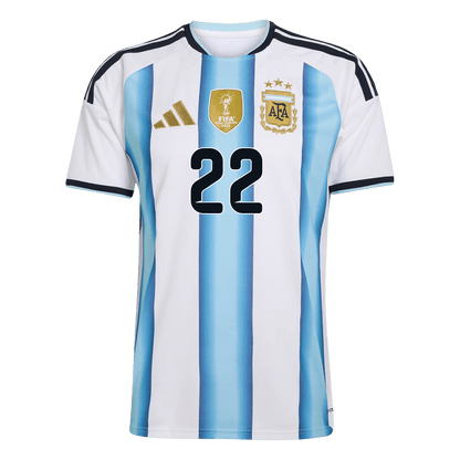 Camiseta L. Martínez #22 Argentina 2026 Primera Equipación Copa del Mundo - Versión Hincha - Vista 2